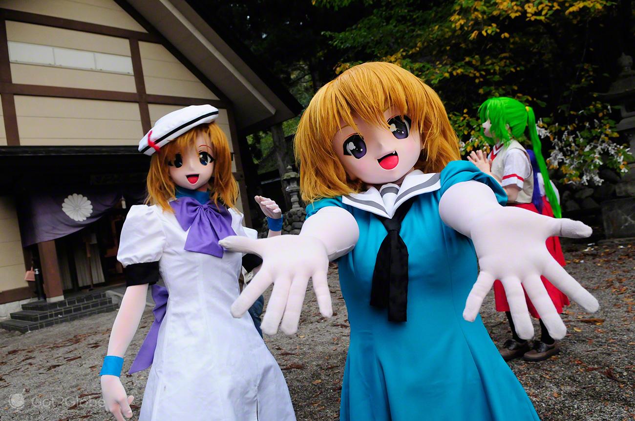 Kigurumis from the Higurashi anime: A Historical-Virtual Japan | Got2Globe