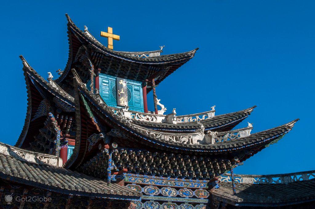 Igreja católica de Dali, Yunnan, China