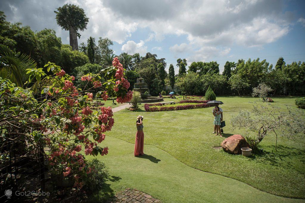 Jardim das Ruínas de Talisay City, ilha de Negros, Filipinas