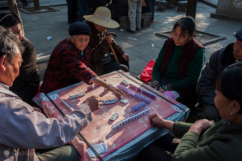 Mahjong em Dali, Yunnan, China