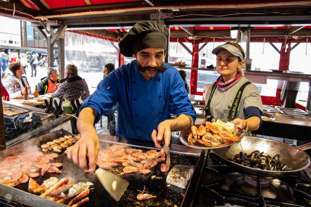 Jorge Maciel, Mercado do Peixe, Bergen, Noruega