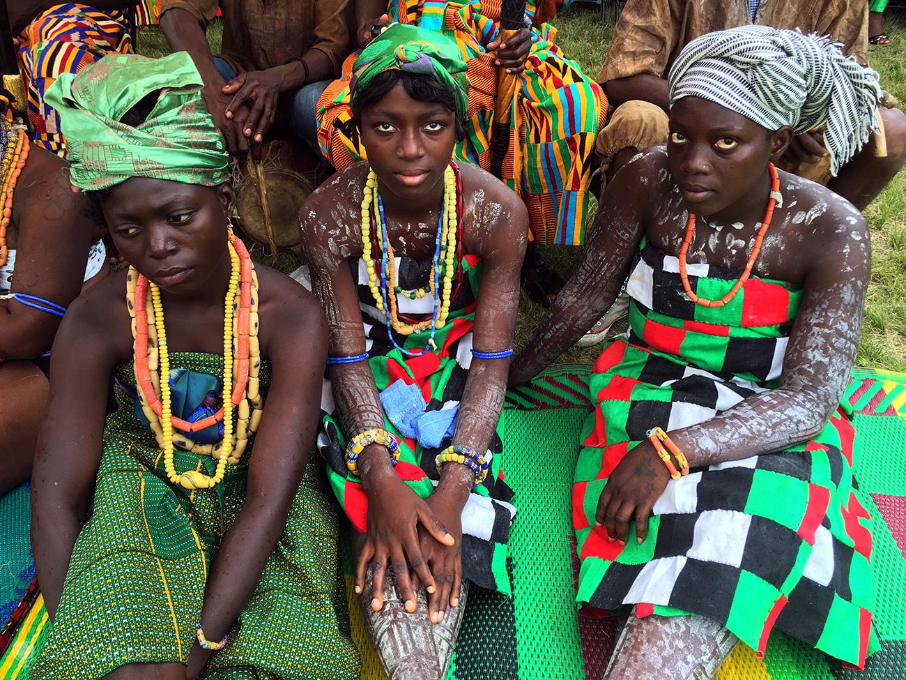 Kente Festival Agotime, Gana, jovens participantes