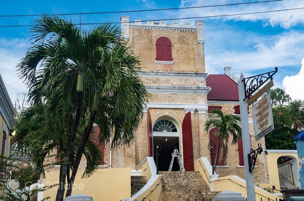 Fachada da igreja luterana de Frederick